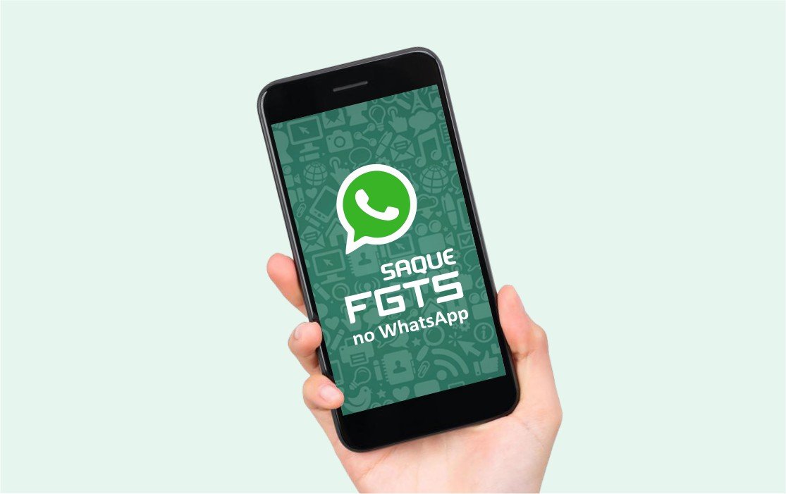 Saque FGTS no WhatsApp